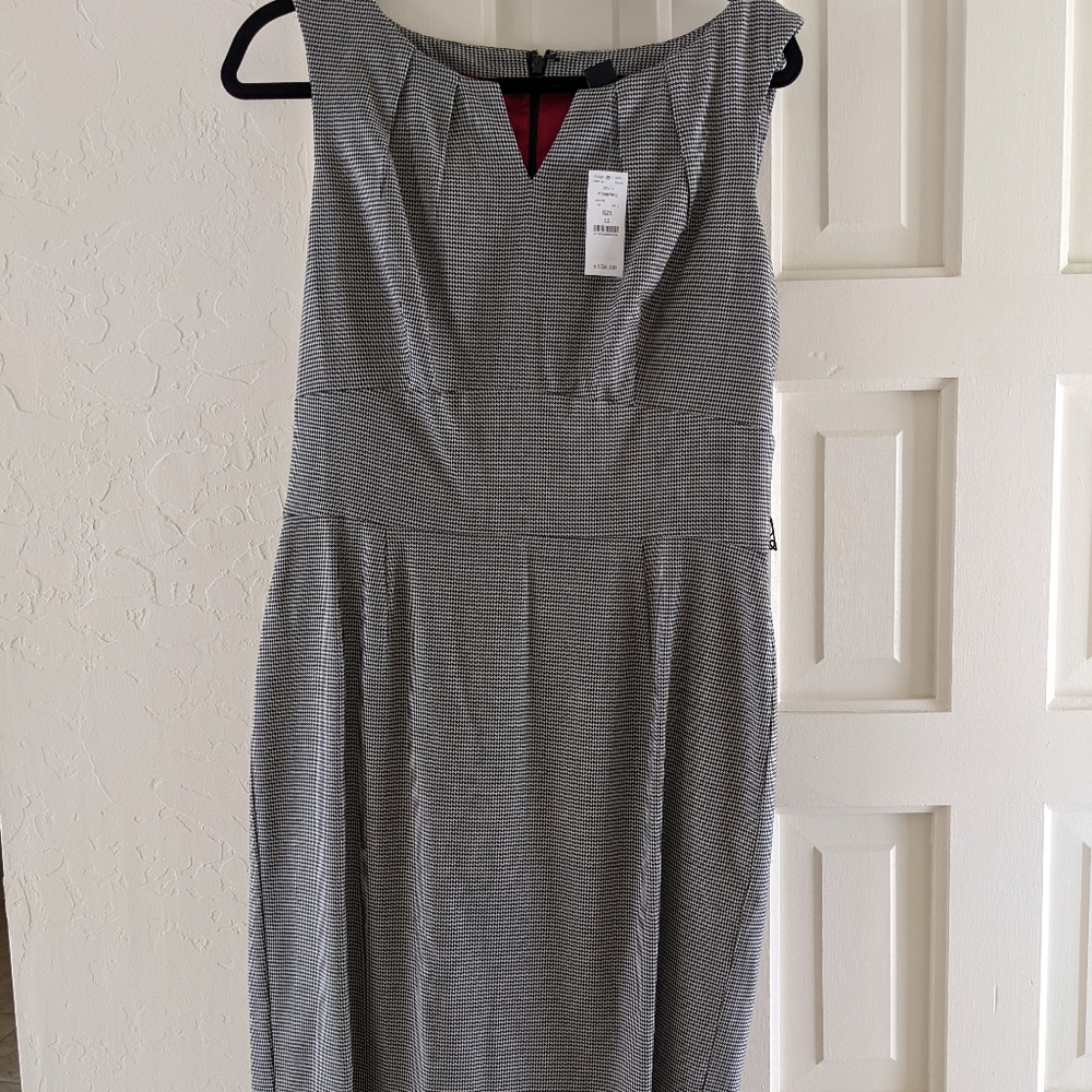 White House Black Market Black and White Dress